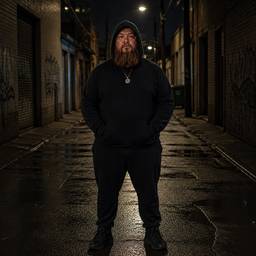 Night Alley Streetwear Portrait
