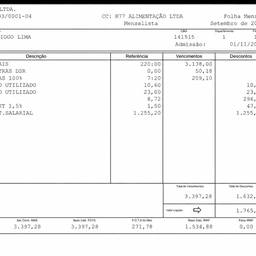 Nachher - Änderung des Datums auf der Gehaltsabrechnung