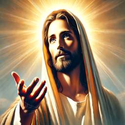 Before - Glow-Free Jesus Portrait