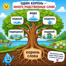 Word Family Tree Poster