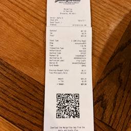 Edit Numbers on Receipt