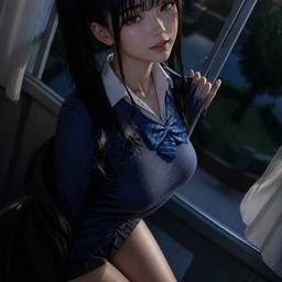 Anime Girl to Realistic Portrait