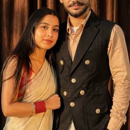 Indian Couple Photo Merge