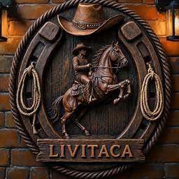 Rustic Cowboy Sign Text Edit