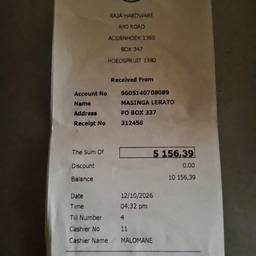 Edited Hardware Receipt