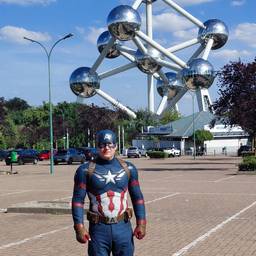 Après - Retouche de costume Captain America