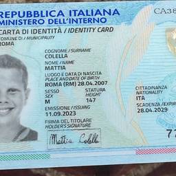 Italian ID Date Change