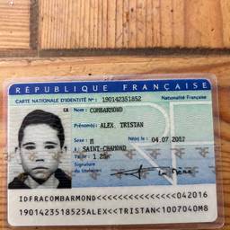 French ID Card Date Edit