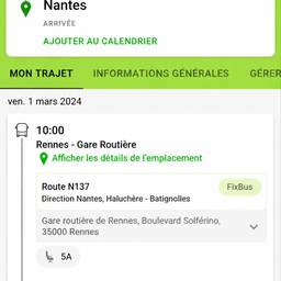 After - Rennes to Nantes Ticket