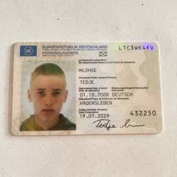 German ID Birth Year Edit