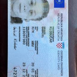 Croatian ID Card Date Edit