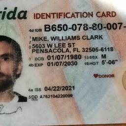 Florida ID Name Edit