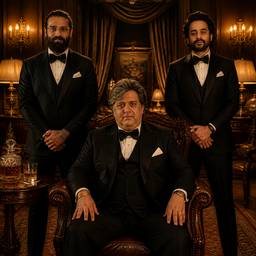 Cinematic Tuxedo Trio
