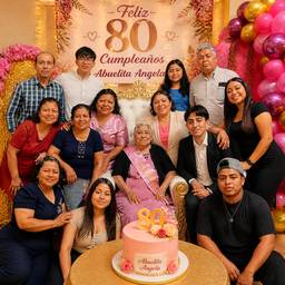 Family 80th Birthday Portrait
