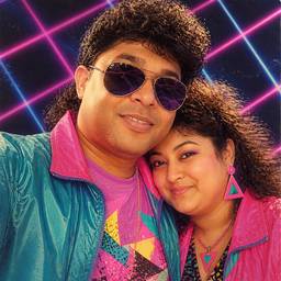 80s Couple Style Edit