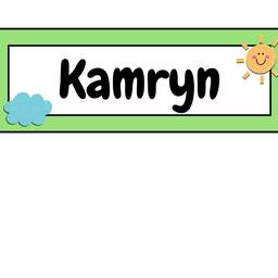 Antes - Etiqueta de Nombre Personalizada para Niños
