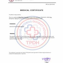 Medical Certificate Date Edit