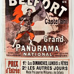 Before - Vintage Circus Poster Restore