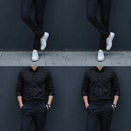 After - Black Shirt Color Change