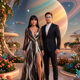Sci-Fi Couple Portrait 2200