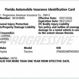 Insurance Card Date Edit