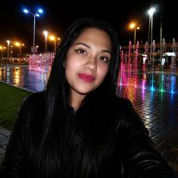 After - Night Fountain Portrait