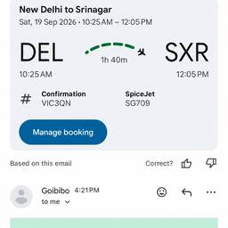 Flight Date Change