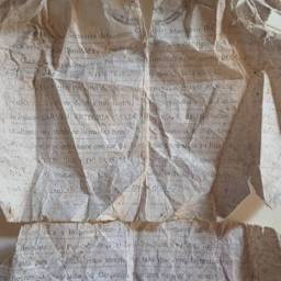 Before - Restored Antique Document