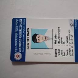 Antes - Edição de Texto em Carteirinha de Estudante