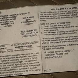 Before - Insurance Card Date Edit