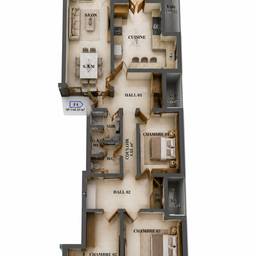 3D Floor Plan Render