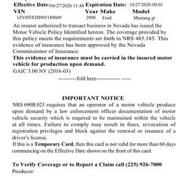 Before - Auto Insurance Date Edit
