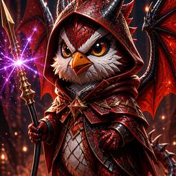 Dragon Warrior Bird Character