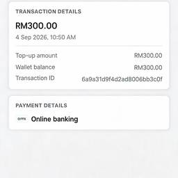Edit Amount on Receipt