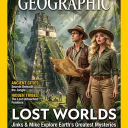 Nachher - Dschungel-Entdecker-Magazin-Cover
