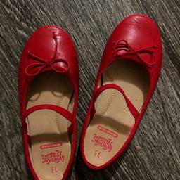 After - Red Mary Jane Shoes