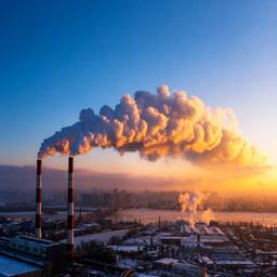 Industrial Sunrise Portrait