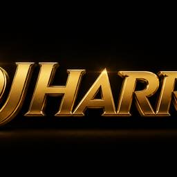 Gold 3D DJ Logo