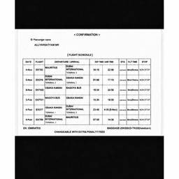 Après - Modification de Date d'Itinéraire de Vol