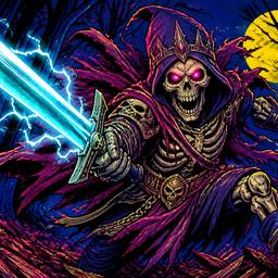 Pop-Art Lich Warrior