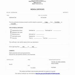 Medical Certificate Date Edit