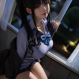 Anime Girl Turned Photorealistic