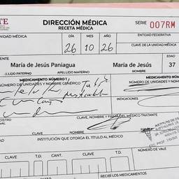 Medical Prescription Form Edit