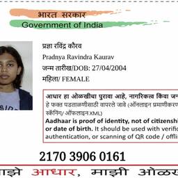 Aadhaar Card DOB Edit