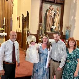 Before - Christening Group Photo Edit