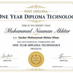 Elegant Diploma Certificate