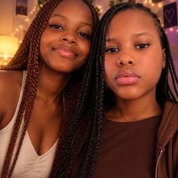 Two Friends Photo Merge