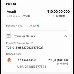 UPI Payment Screenshot Edit