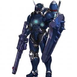 Mecha Character Shield Edit
