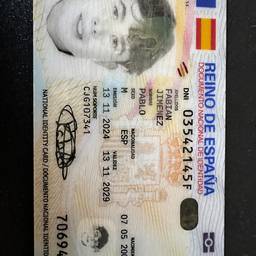 Spanish ID Card Date Edit